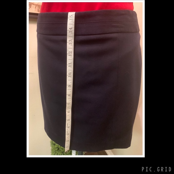 Express Navy Pencil Skirt - Picture 4 of 7